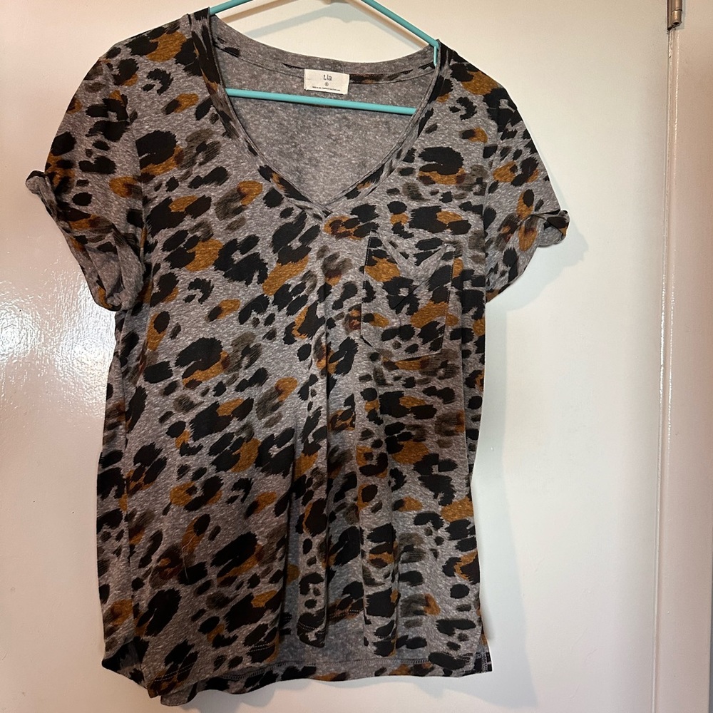 T.La  Anthropologie Classic V-neck Tee